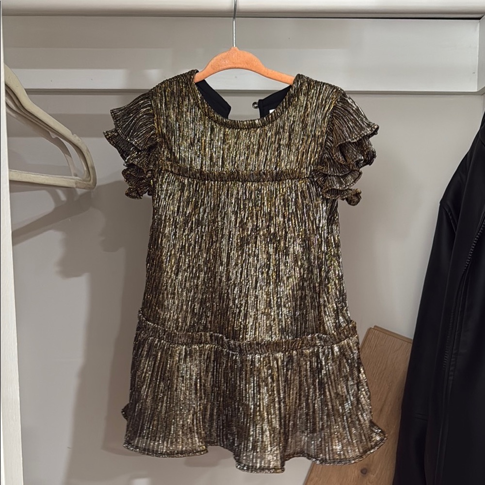GAP Shimmering Gold Kids Dress